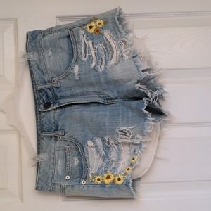 American Eagle Hi-Rise Jean Shorts